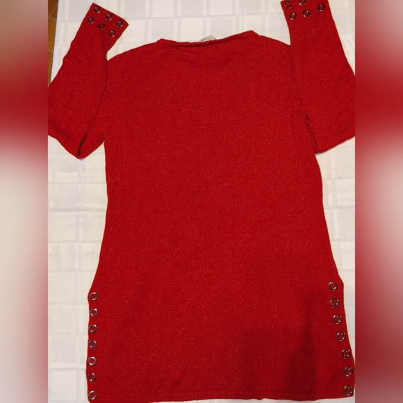 Red Sparkley Sweater Nygard Size Medium - Picture 3 of 7